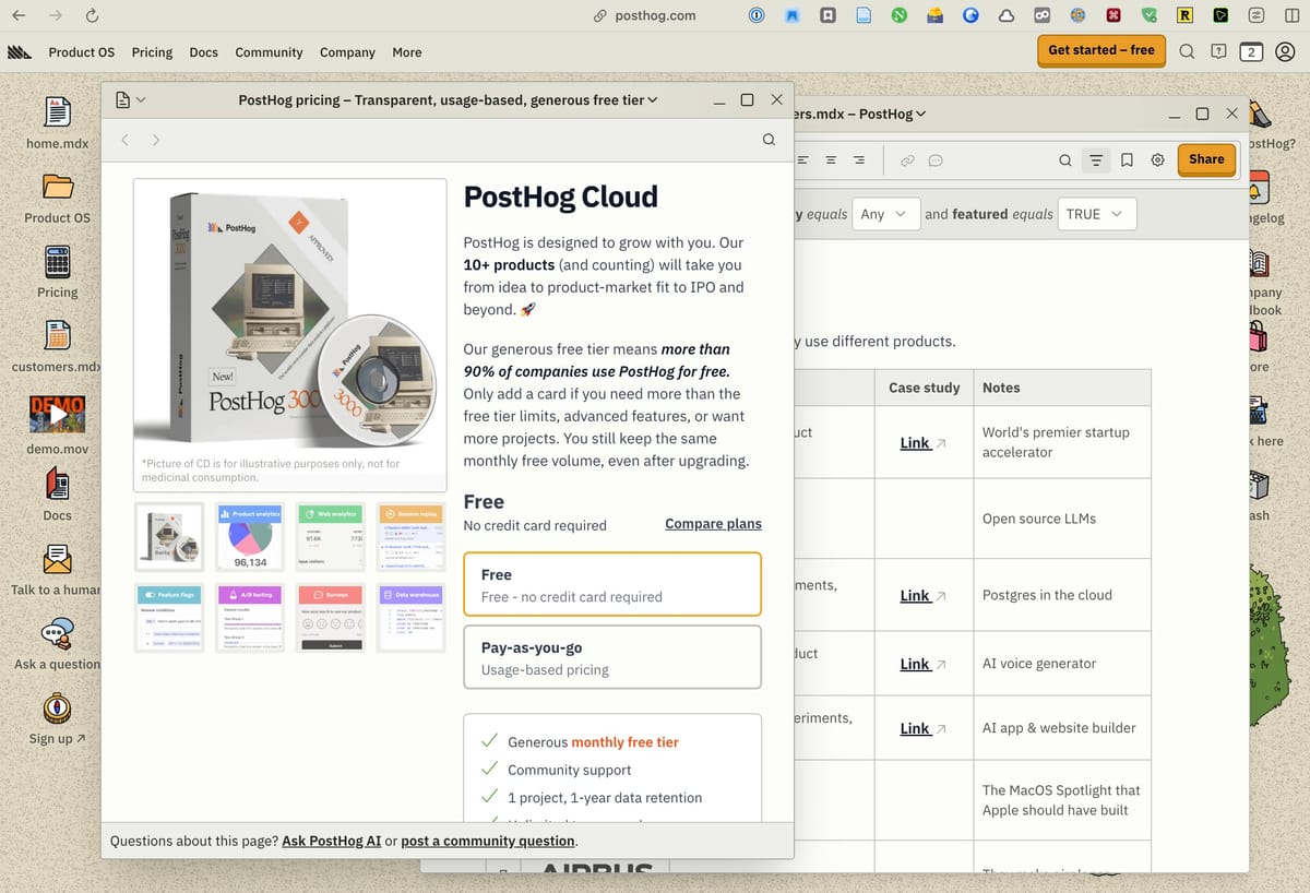 Verspieltes Webdesign